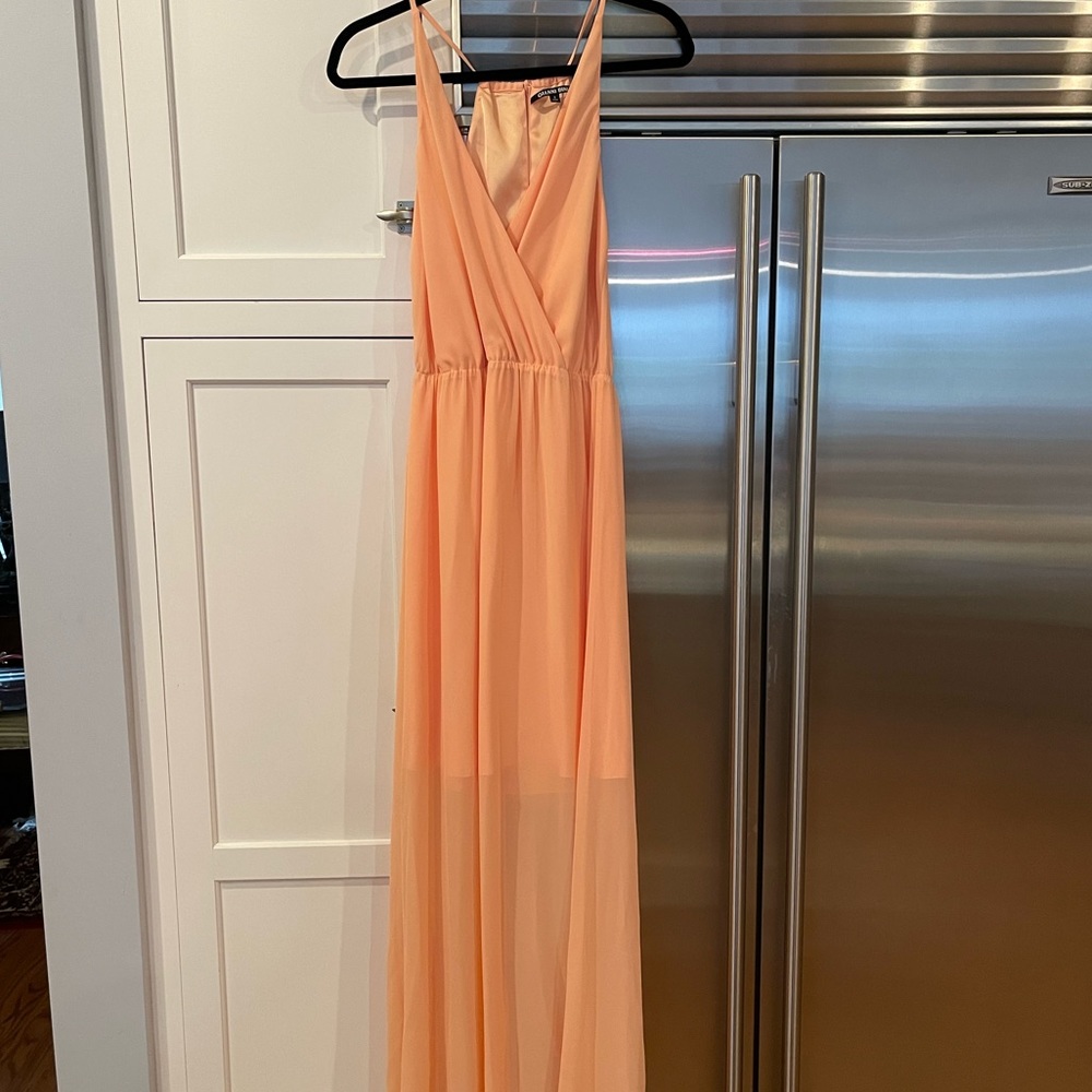 Gianni Bini Apricot Orange Dress Size Small